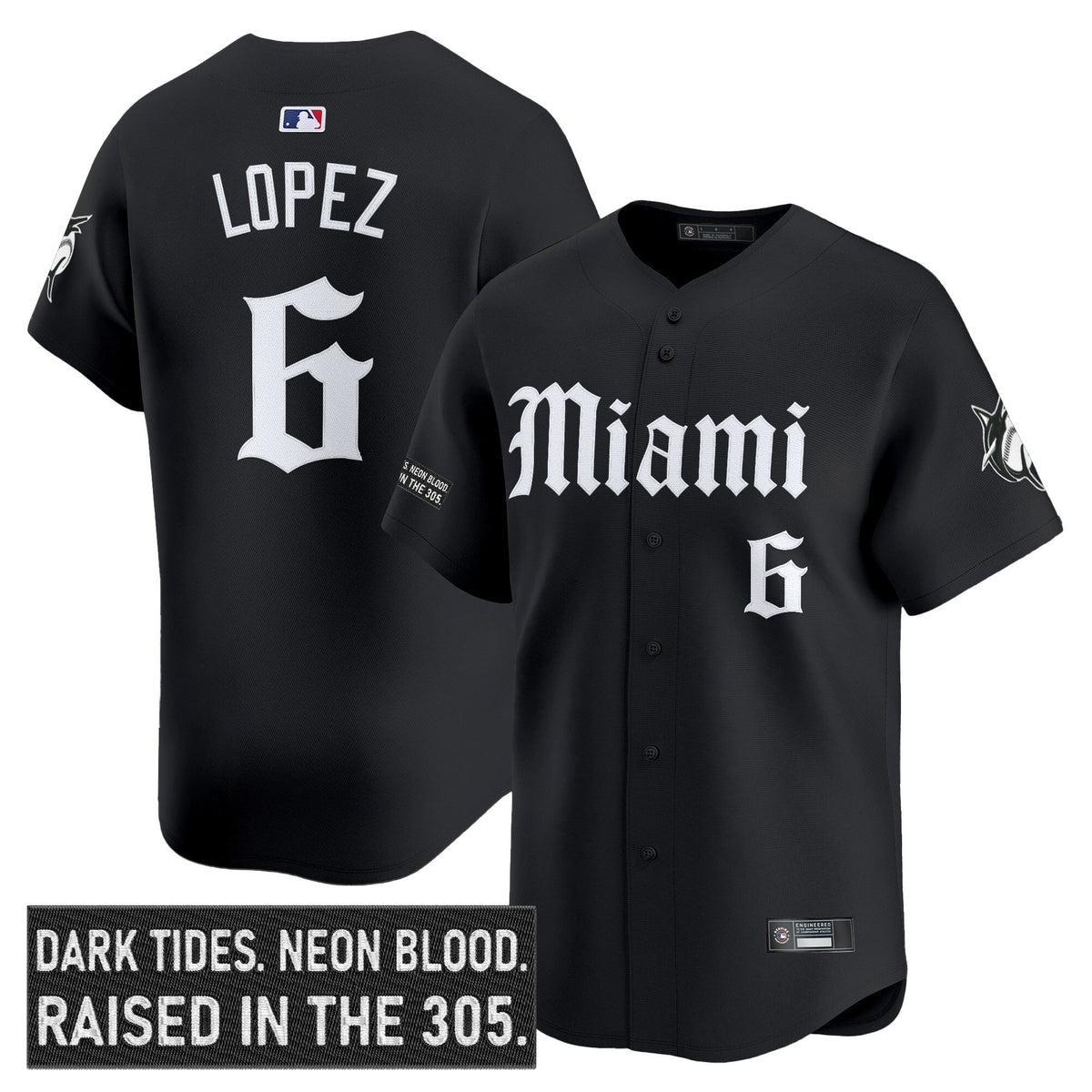 MIA 'Gothic Vice Edition' Vapor Premier Limited Jersey - All Stitched