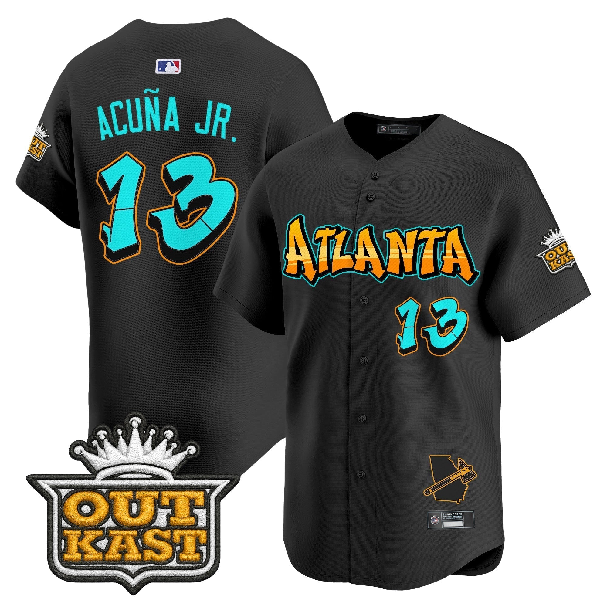 ATL 'Graffiti A-Town Edition' Vapor Premier Limited Jersey - Stitched