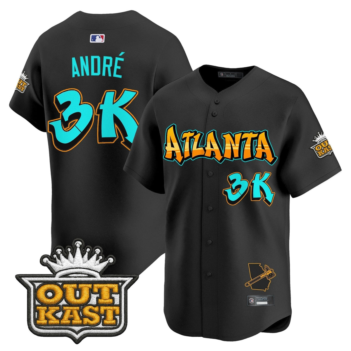 ATL 'Graffiti A-Town Edition' Vapor Premier Limited Men Jersey - All Stitched