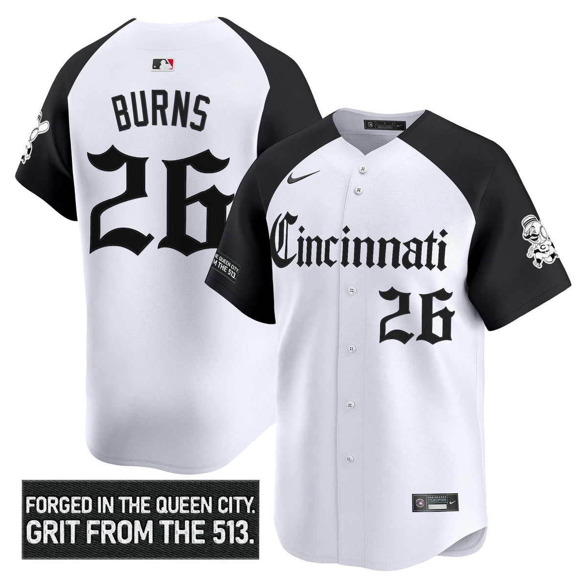 CIN 'Gothic Queen City Edition' Vapor Premier Limited Jersey - All Stitched