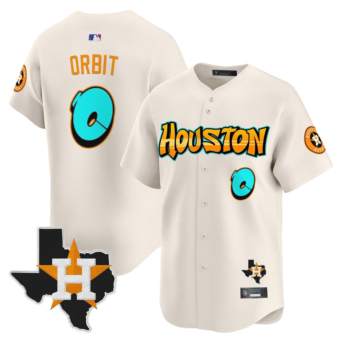 HOU 'Graffiti H-Town Edition' Vapor Premier Limited Men Jersey - All Stitched
