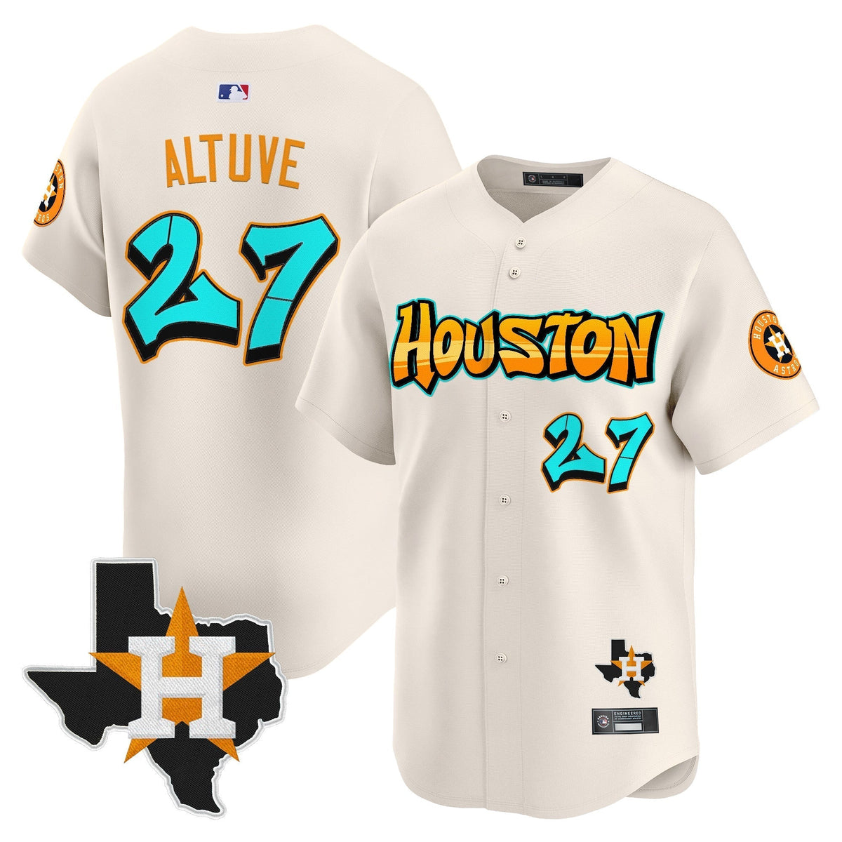 HOU 'Graffiti H-Town Edition' Vapor Premier Limited Men Jersey - All Stitched