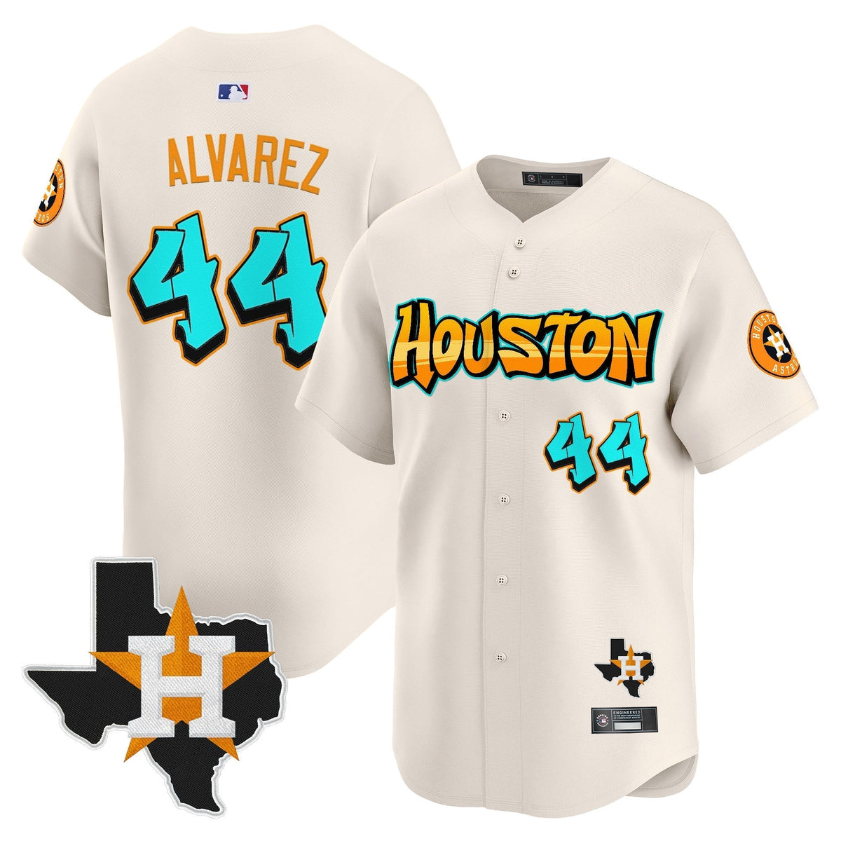 HOU 'Graffiti H-Town Edition' Vapor Premier Limited Men Jersey - All Stitched