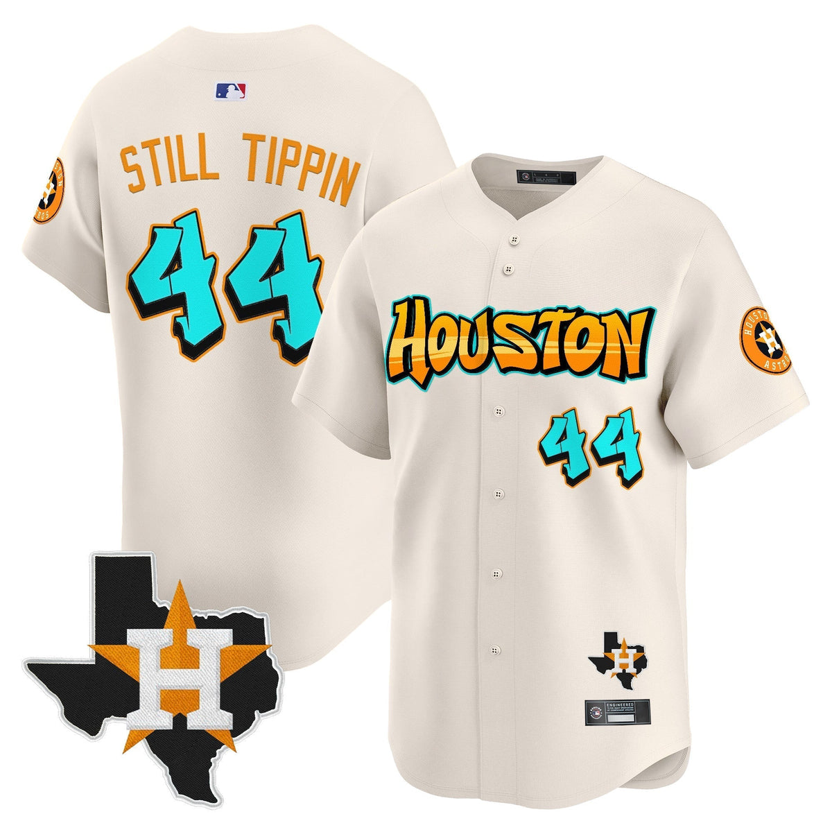 HOU 'Graffiti H-Town Edition' Vapor Premier Limited Men Jersey - All Stitched