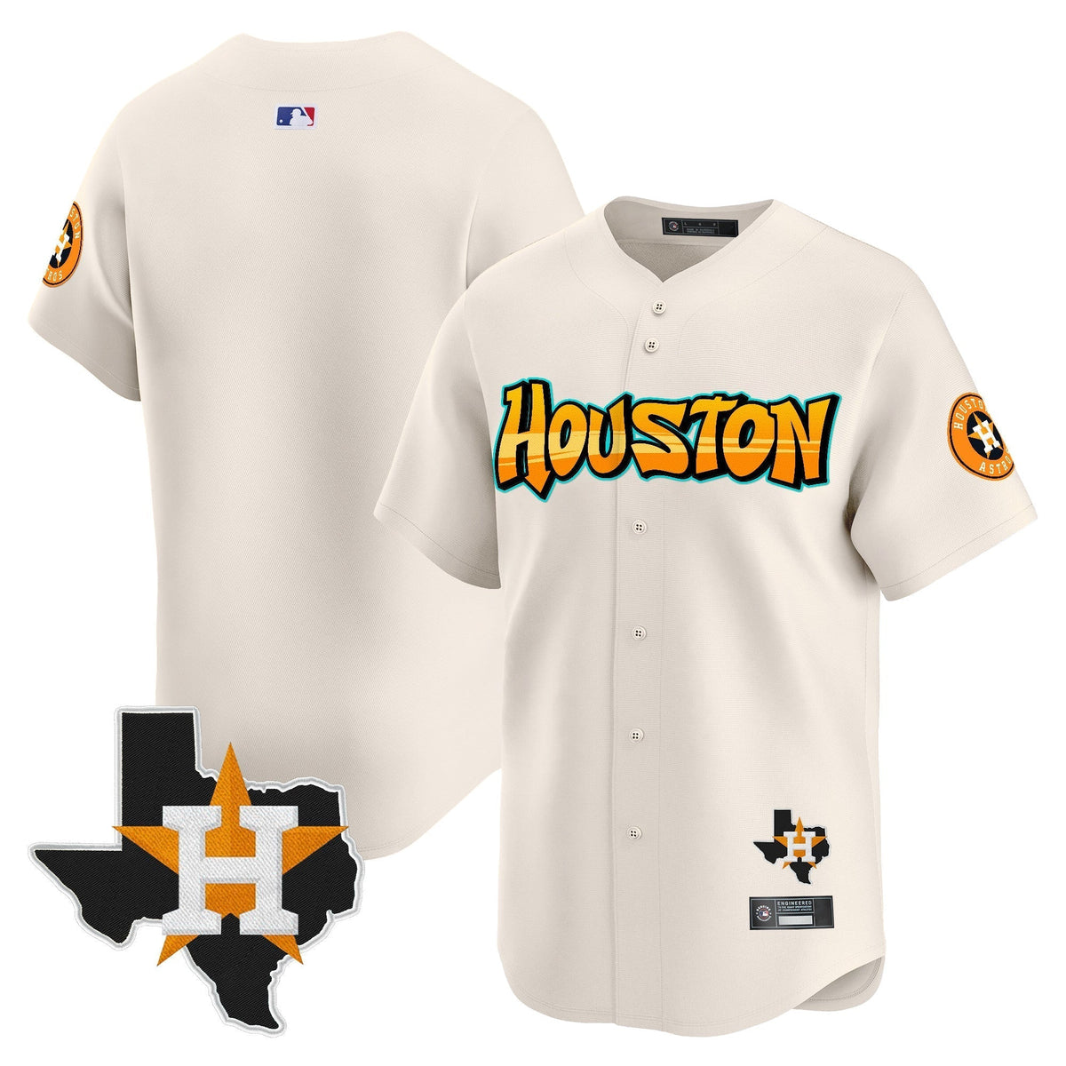 HOU 'Graffiti H-Town Edition' Vapor Premier Limited Men Jersey - All Stitched
