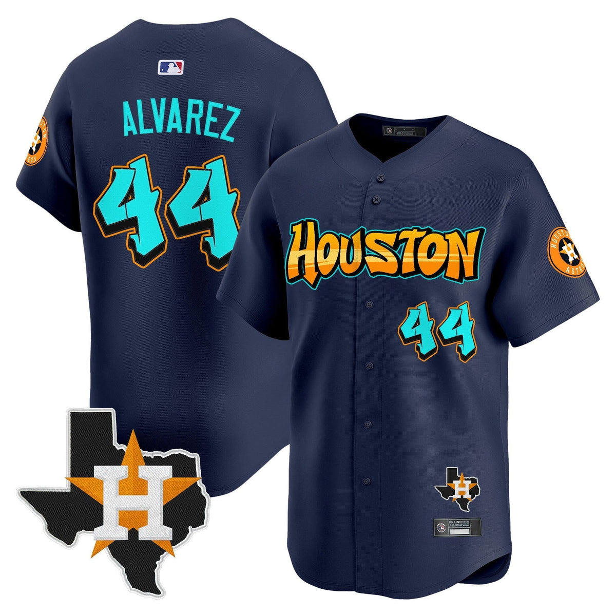HOU 'Graffiti H-Town Edition' Vapor Premier Limited Jersey - All Stitched