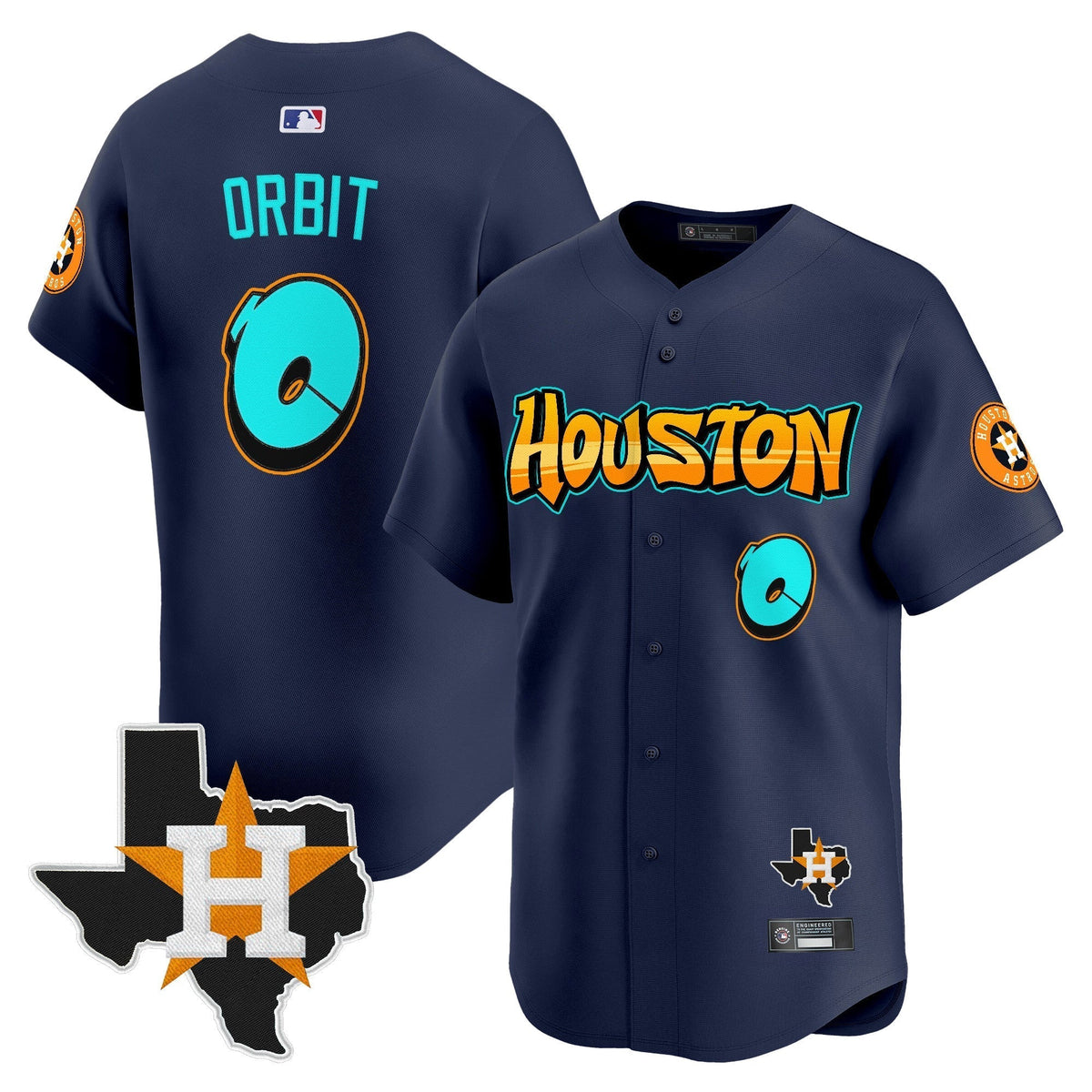 HOU 'Graffiti H-Town Edition' Vapor Premier Limited Jersey - All Stitched