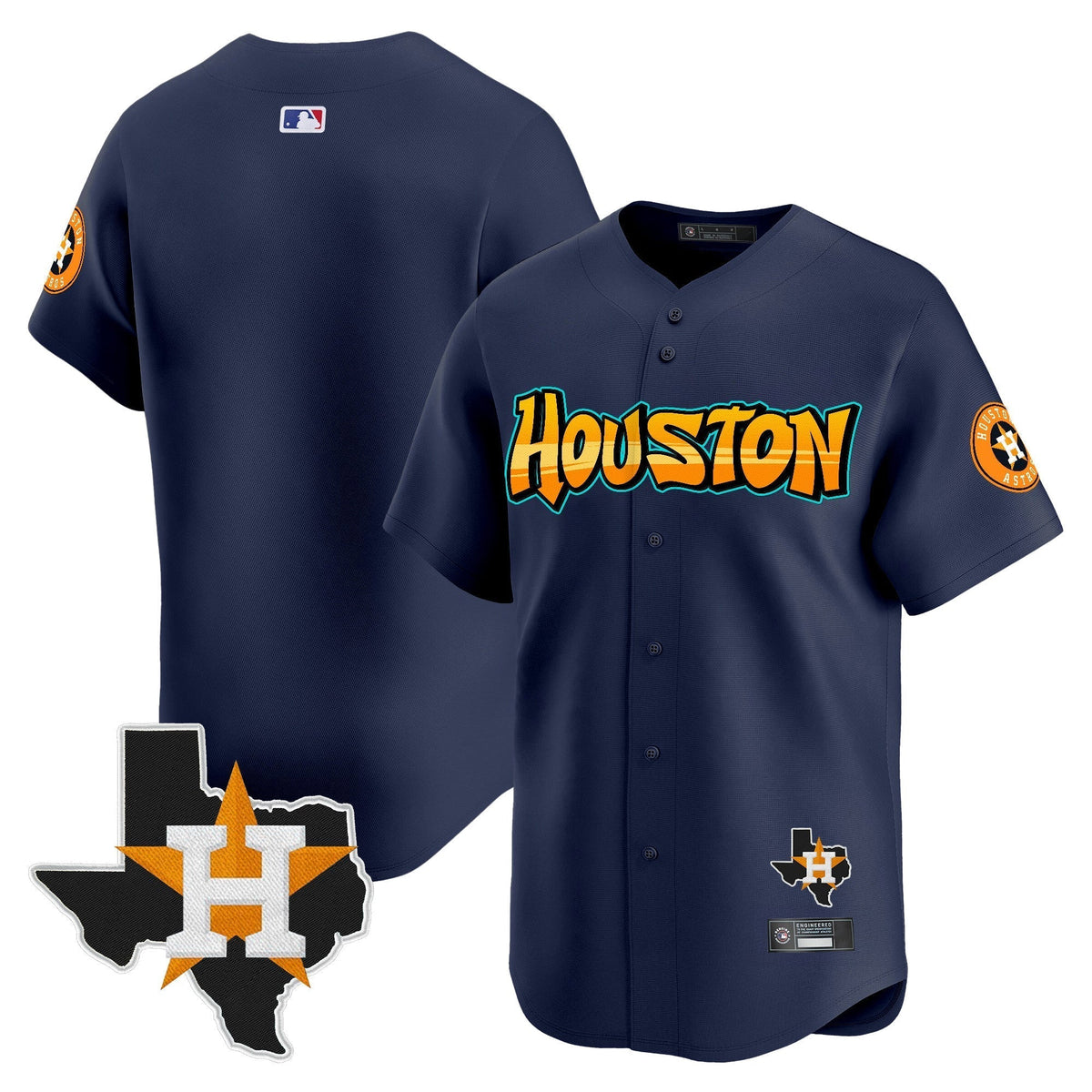 HOU 'Graffiti H-Town Edition' Vapor Premier Limited Jersey - All Stitched
