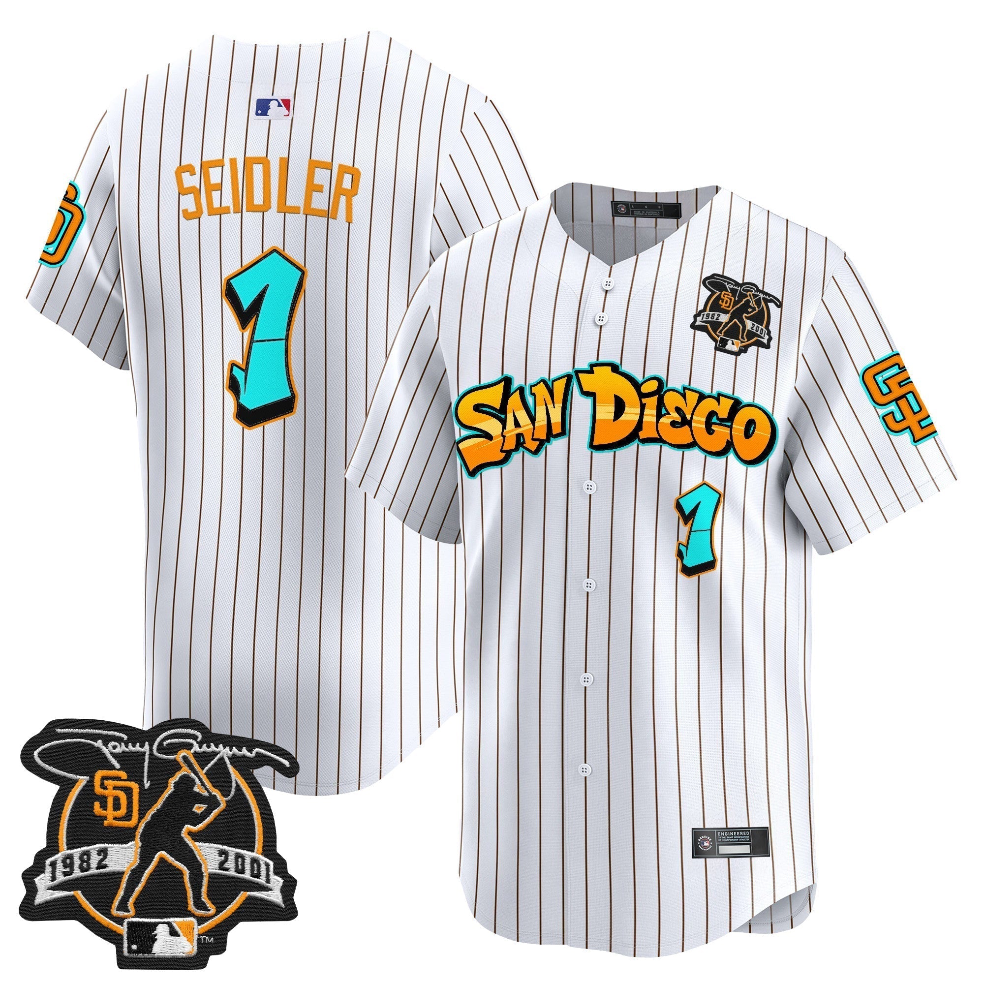 SD 'Graffiti Barrio Edition' Vapor Premier Limited Jersey - All Stitched