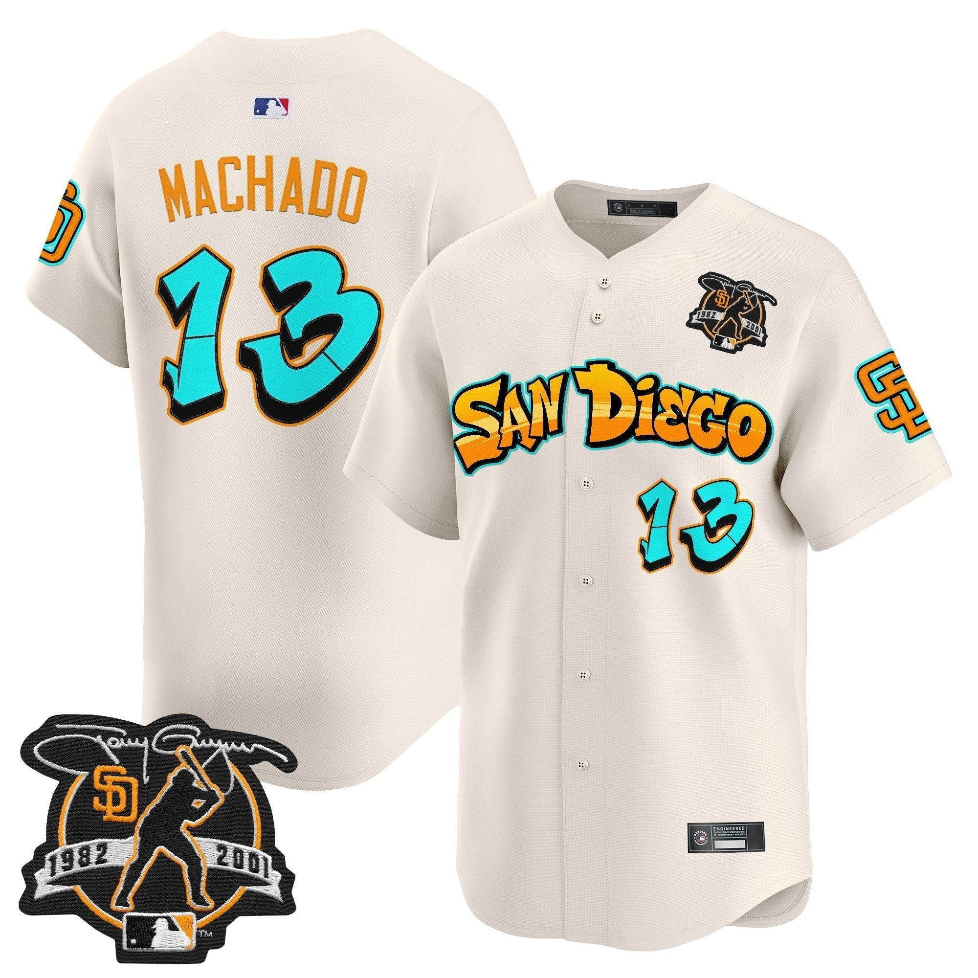 SD 'Graffiti Barrio Edition' Vapor Premier Limited Jersey - All Stitched