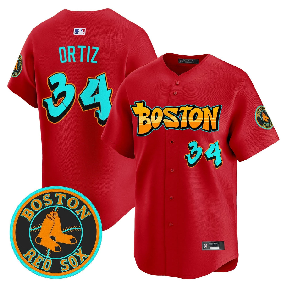 BOS 'Graffiti Streetstyle Edition' Vapor Premier Limited Jersey - All Stitched