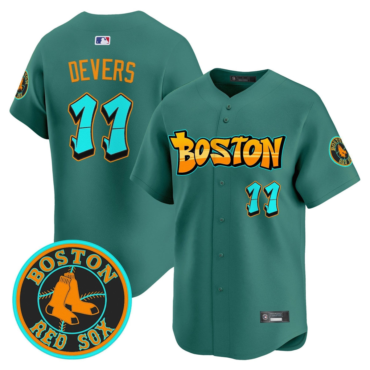 BOS 'Graffiti Streetstyle Edition' Vapor Premier Limited Jersey - All Stitched