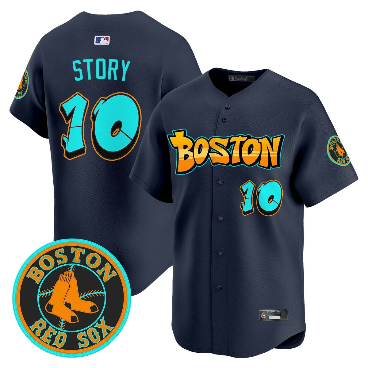 BOS 'Graffiti Streetstyle Edition' Vapor Premier Limited Jersey - All Stitched