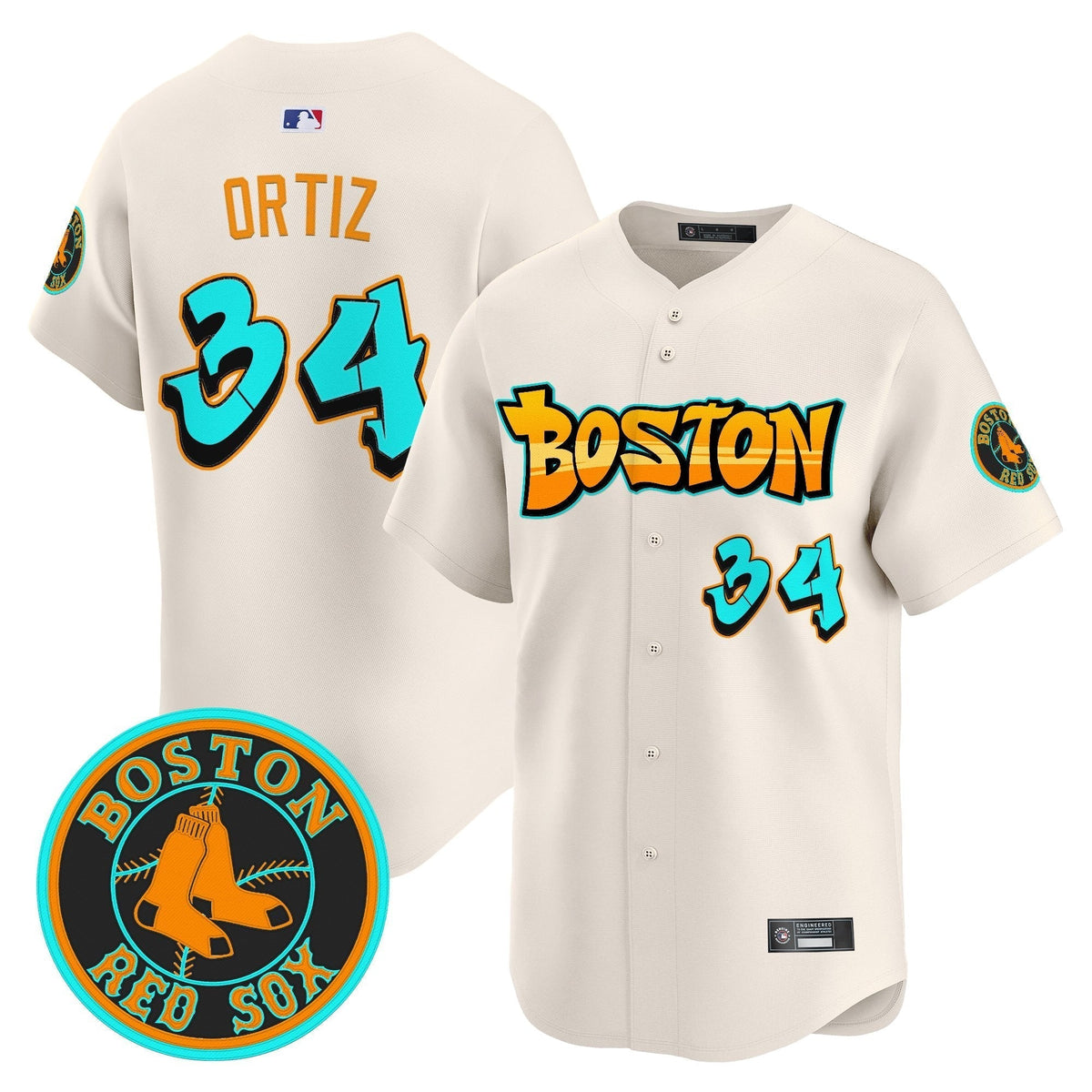 BOS 'Graffiti Streetstyle Edition' Vapor Premier Limited Men Jersey - All Stitched