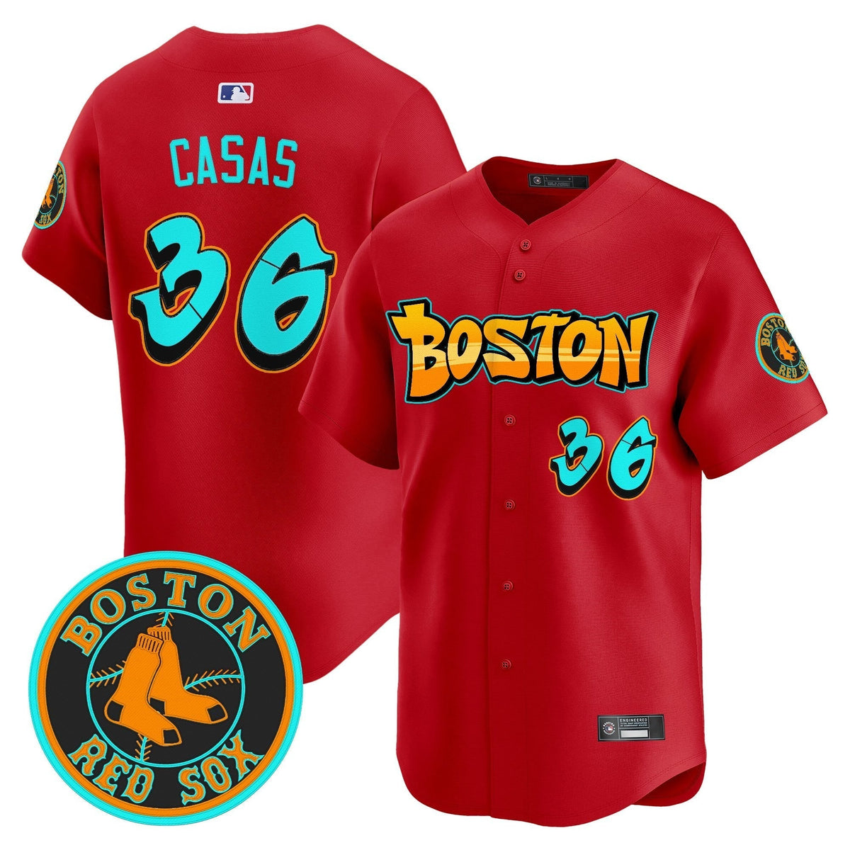 BOS 'Graffiti Streetstyle Edition' Vapor Premier Limited Jersey - All Stitched