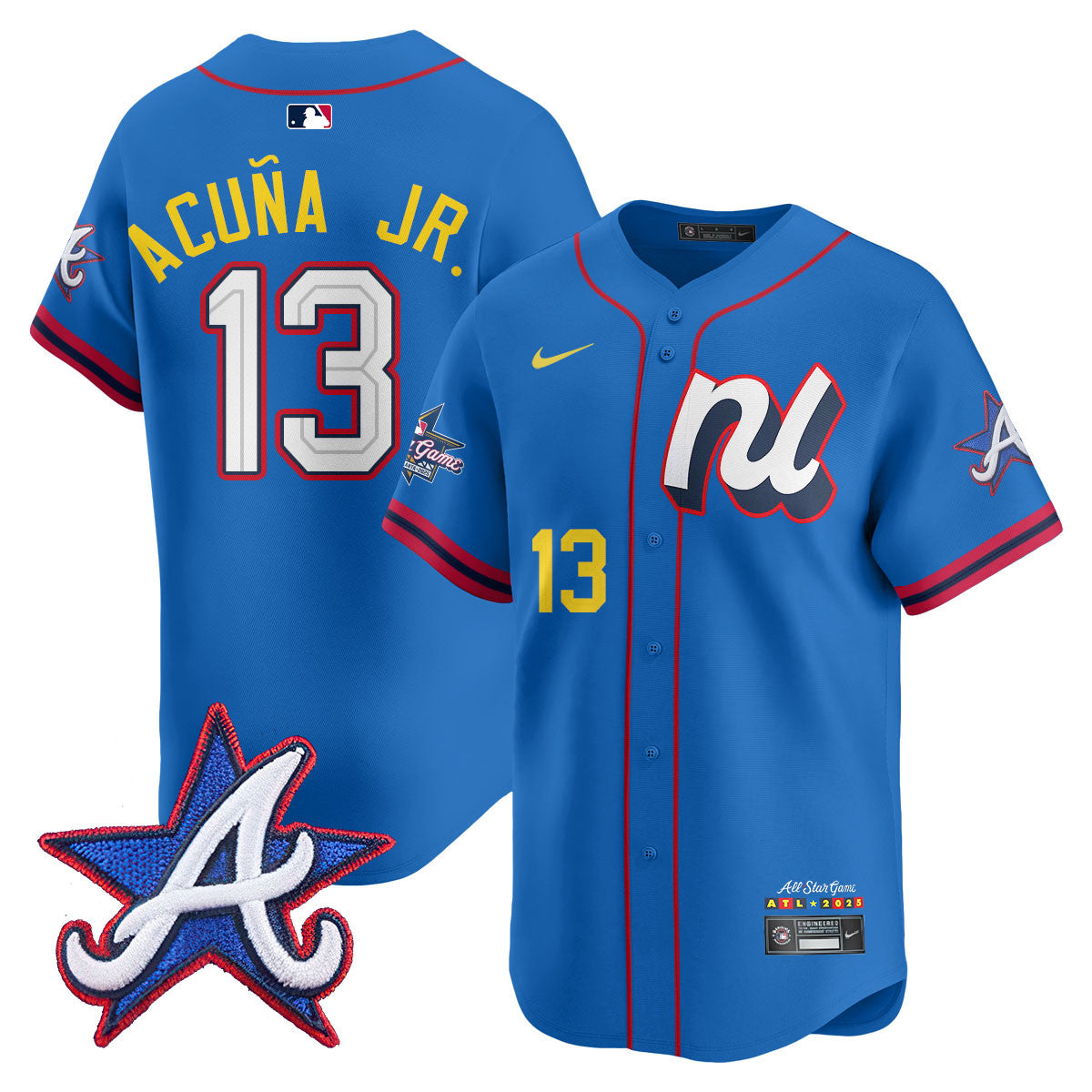 National League 2025 MLB All-Star Men Jersey V2 - All Stitched