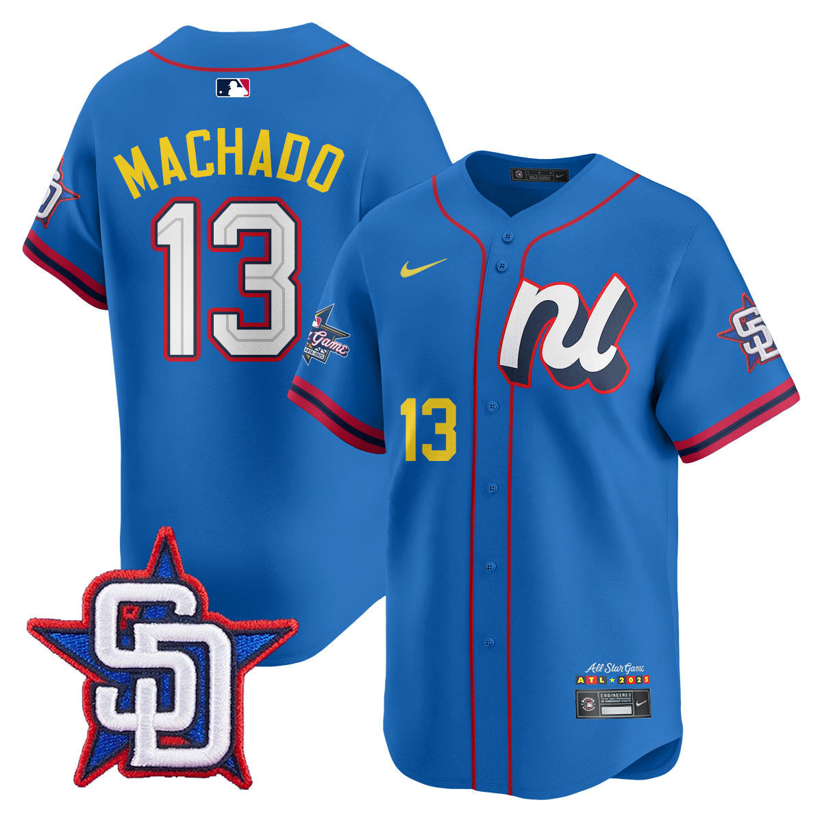 National League 2025 MLB All-Star Men Jersey V2 - All Stitched