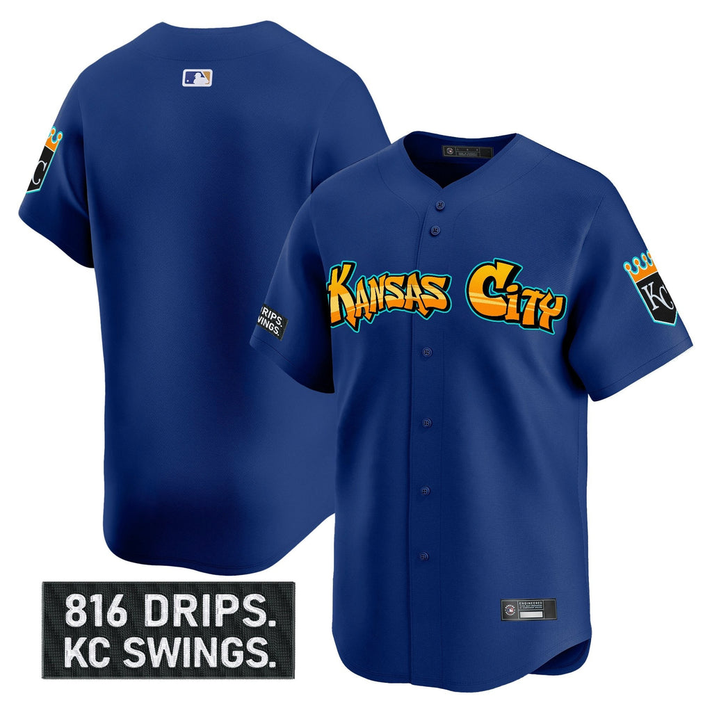 KC 'Graffiti Crown Drop Edition' Vapor Premier Limited Jersey - All Stitched