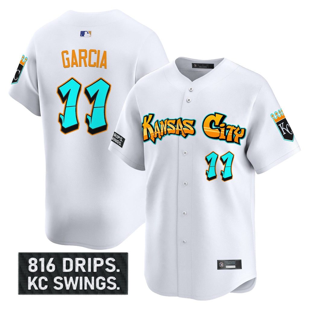 KC 'Graffiti Crown Drop Edition' Vapor Premier Limited Jersey - All Stitched