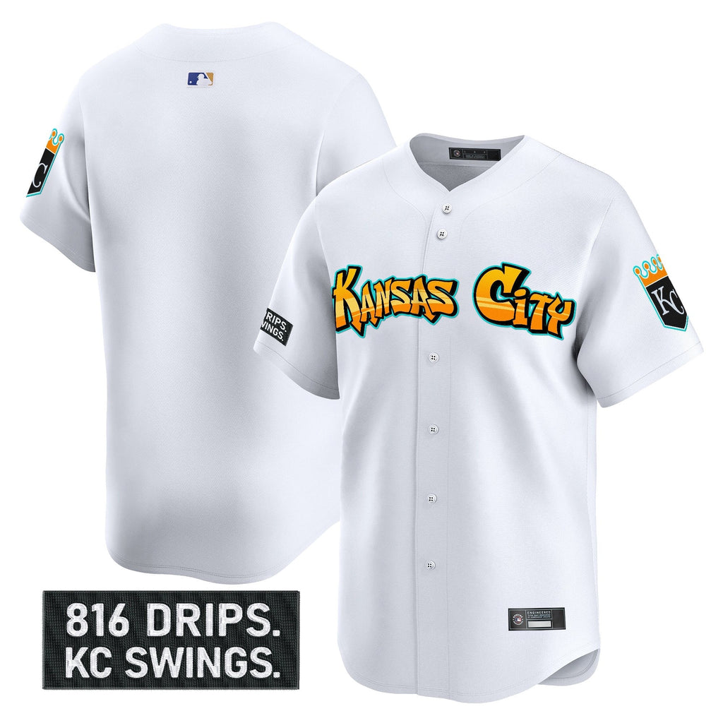 KC 'Graffiti Crown Drop Edition' Vapor Premier Limited Jersey - Stitched
