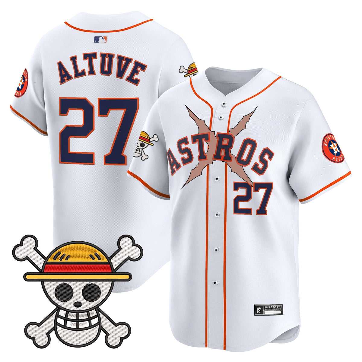 HOU x One Piece 2025 Vapor Premier Limited Jersey - All Stitched