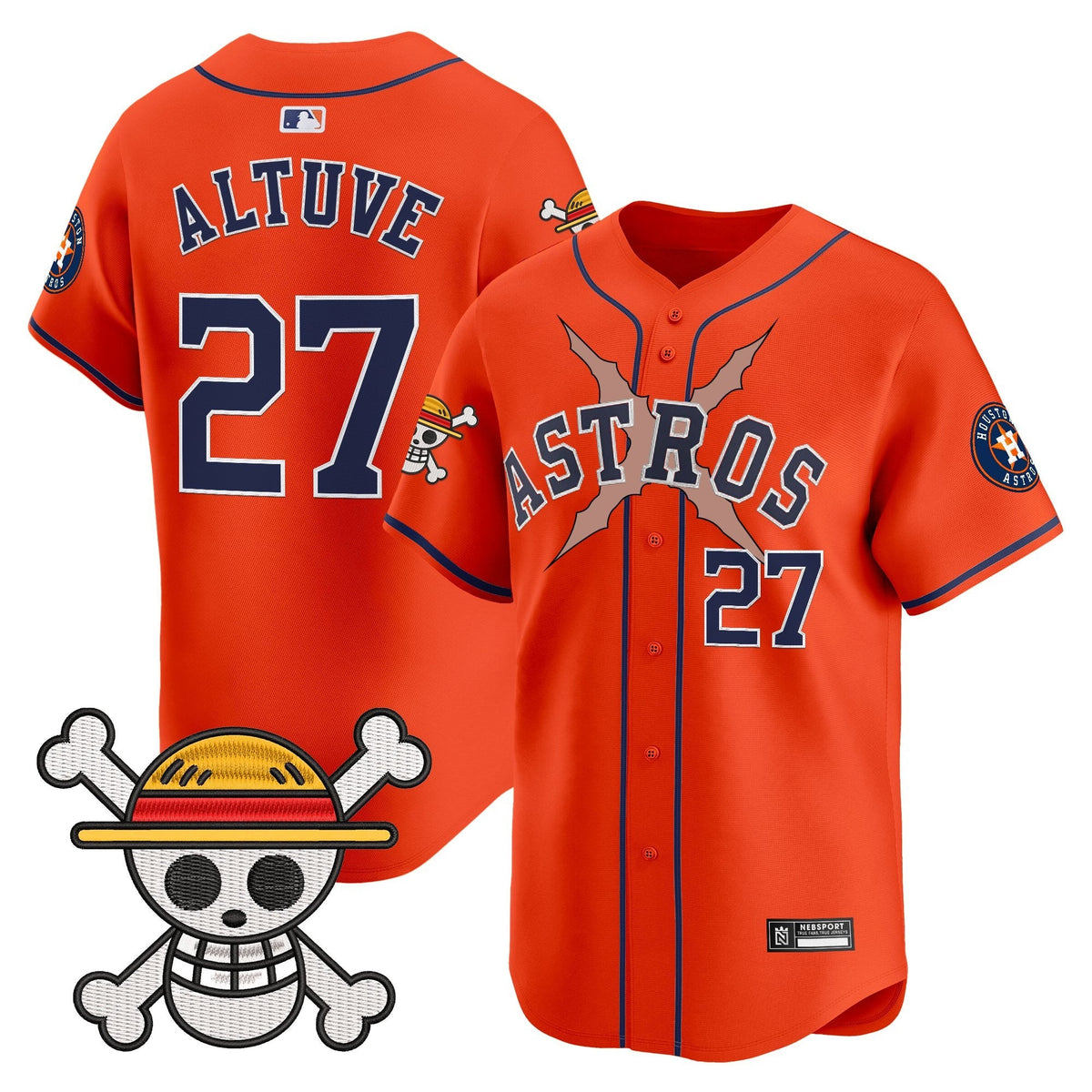 HOU x One Piece 2025 Vapor Premier Limited Jersey - All Stitched