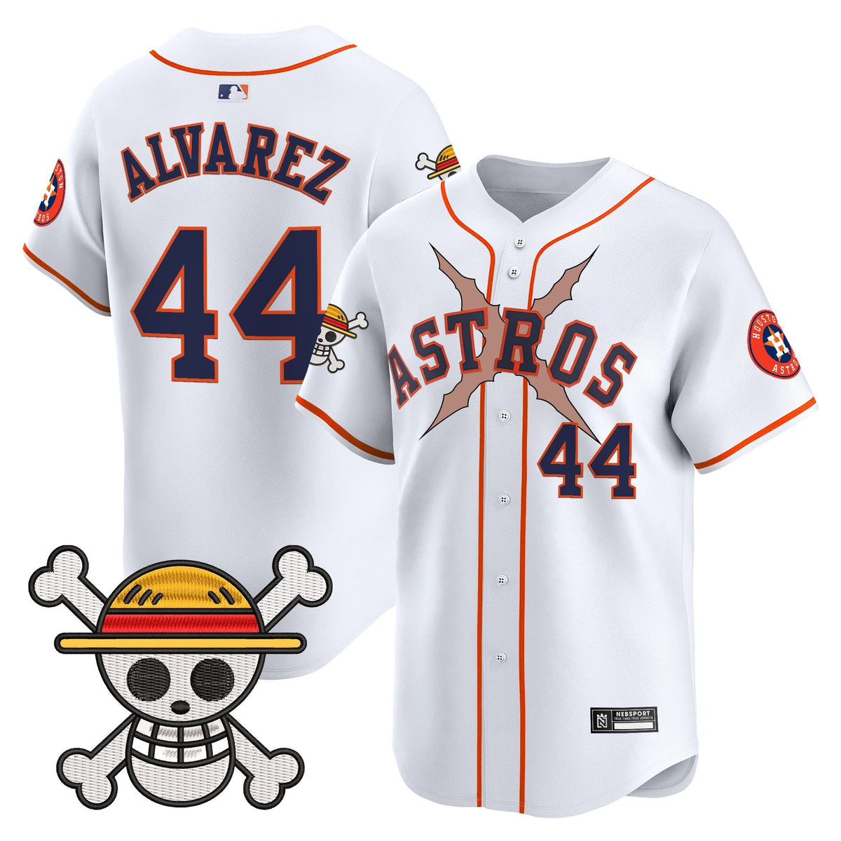 HOU x One Piece 2025 Vapor Premier Limited Jersey - All Stitched