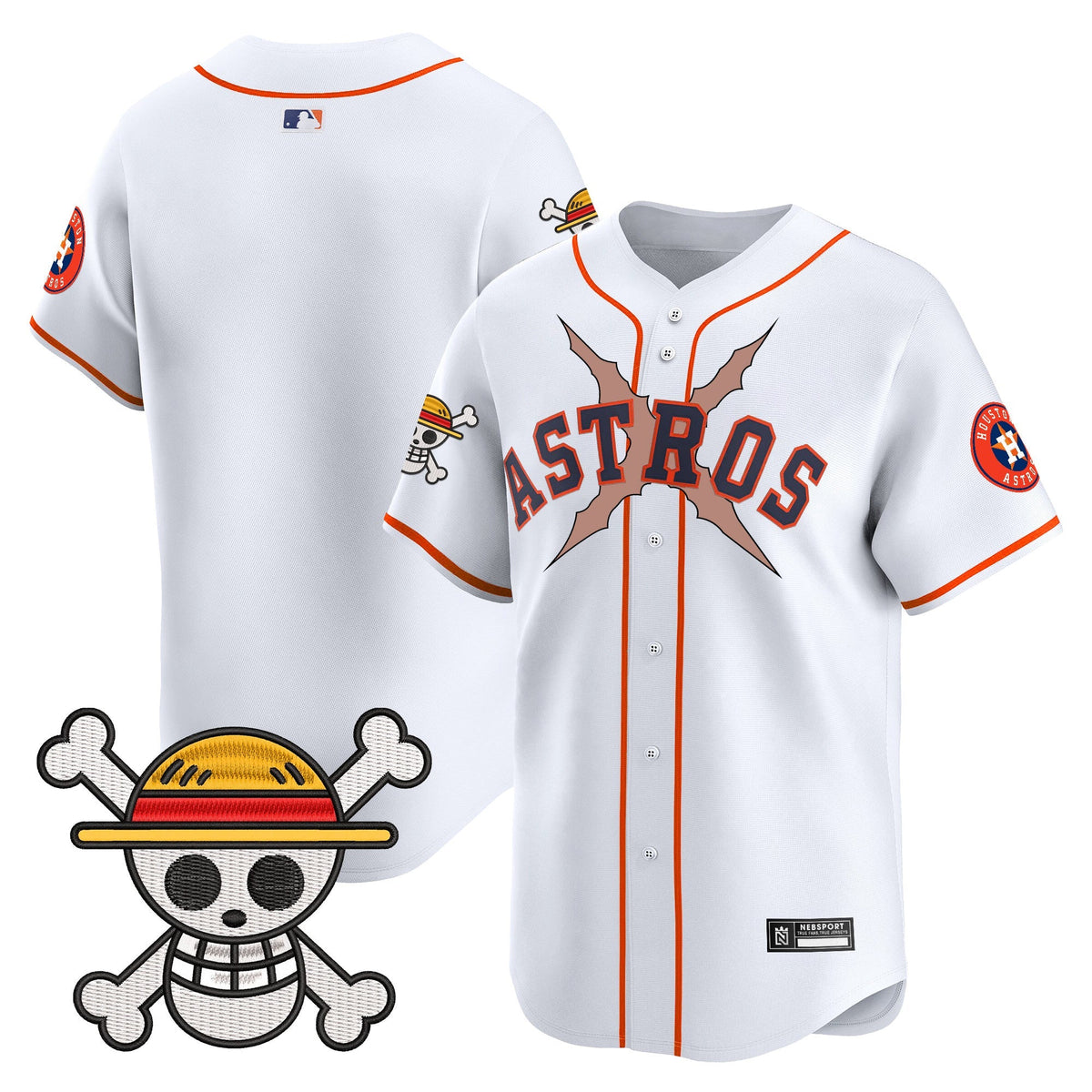 HOU x One Piece 2025 Vapor Premier Limited Jersey - All Stitched