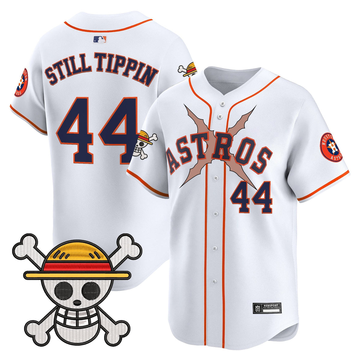 HOU x One Piece 2025 Vapor Premier Limited Jersey - All Stitched