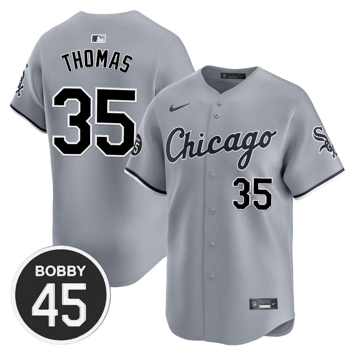 CWS Bobby Jenks Vapor Premier Limited Jersey - All Stitched