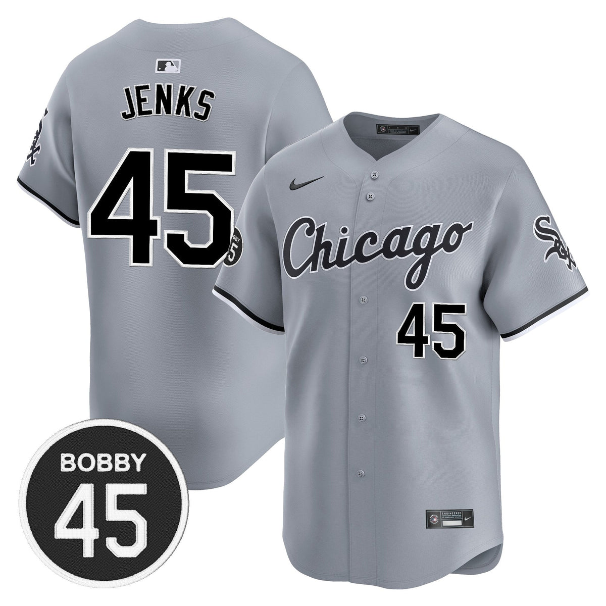 CWS Bobby Jenks Vapor Premier Limited Jersey - All Stitched