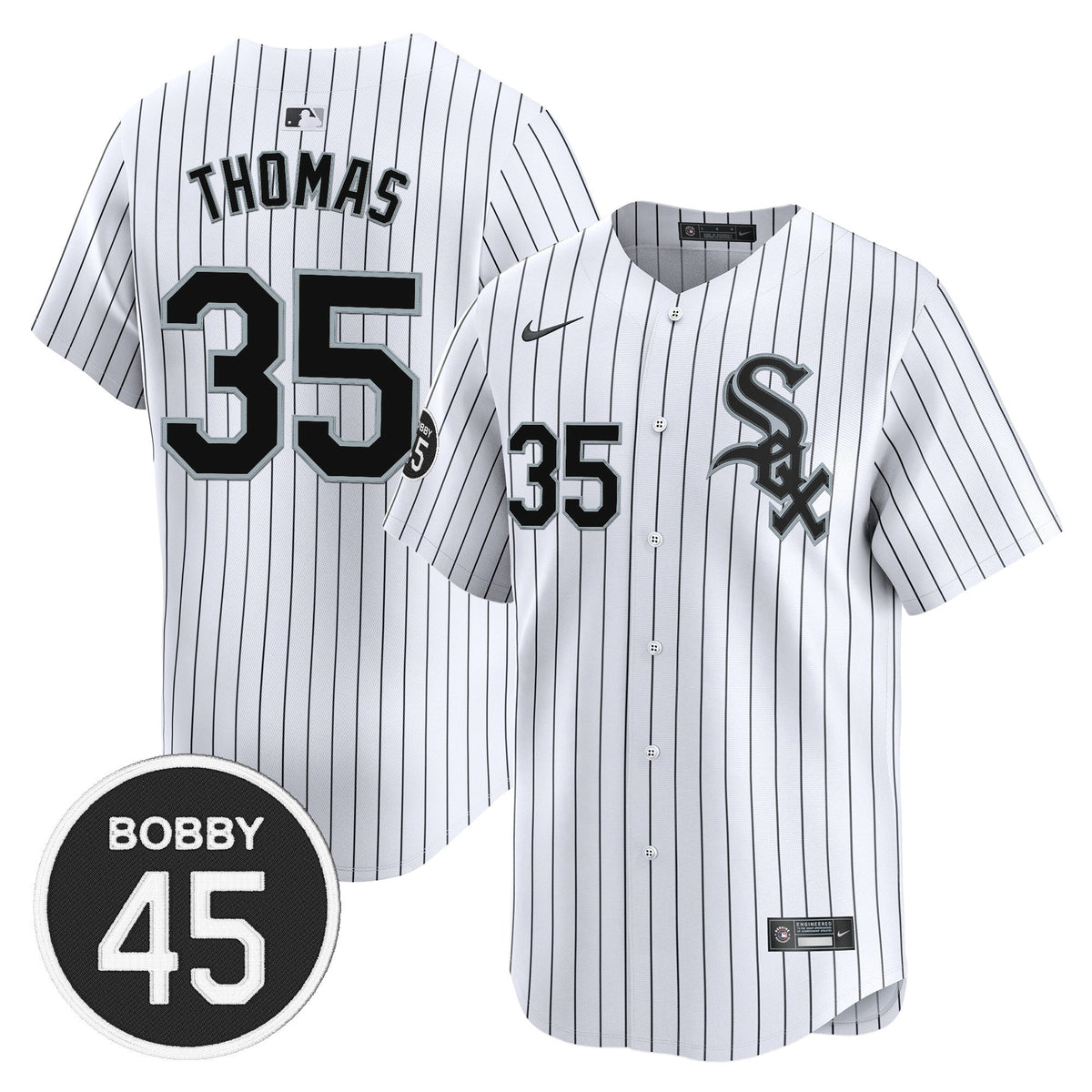 CWS Bobby Jenks Vapor Premier Limited Men Jersey - All Stitched