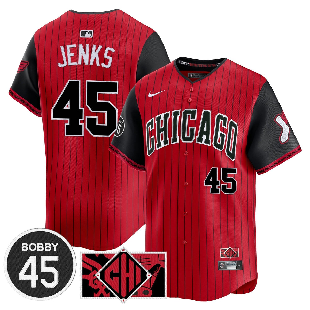CWS Bobby Jenks Vapor Premier Limited Jersey - All Stitched