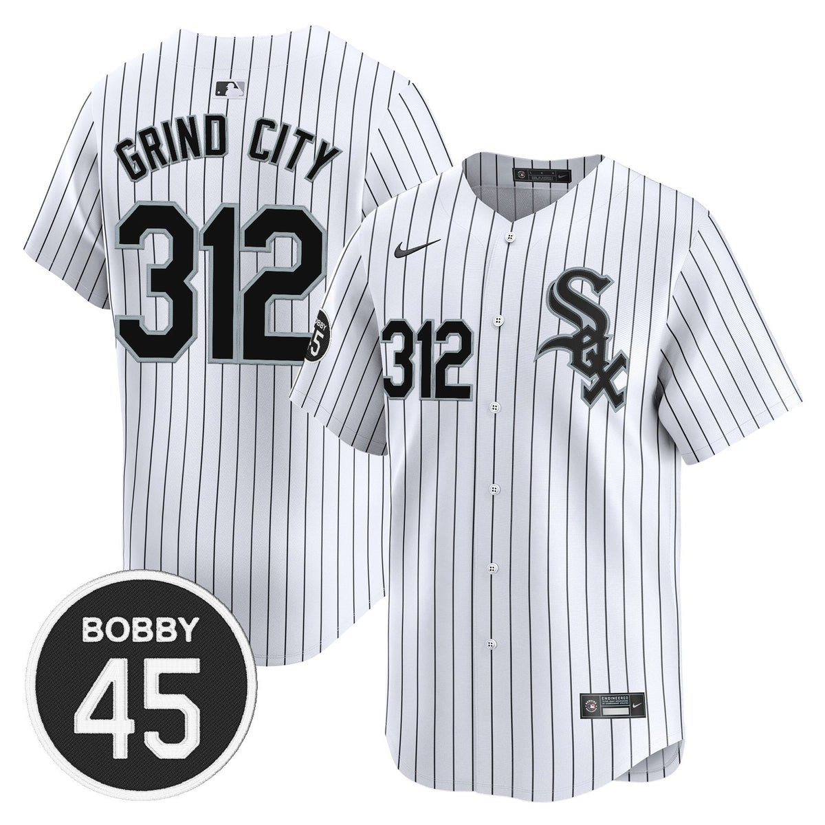 CWS Bobby Jenks Vapor Premier Limited Men Jersey - All Stitched
