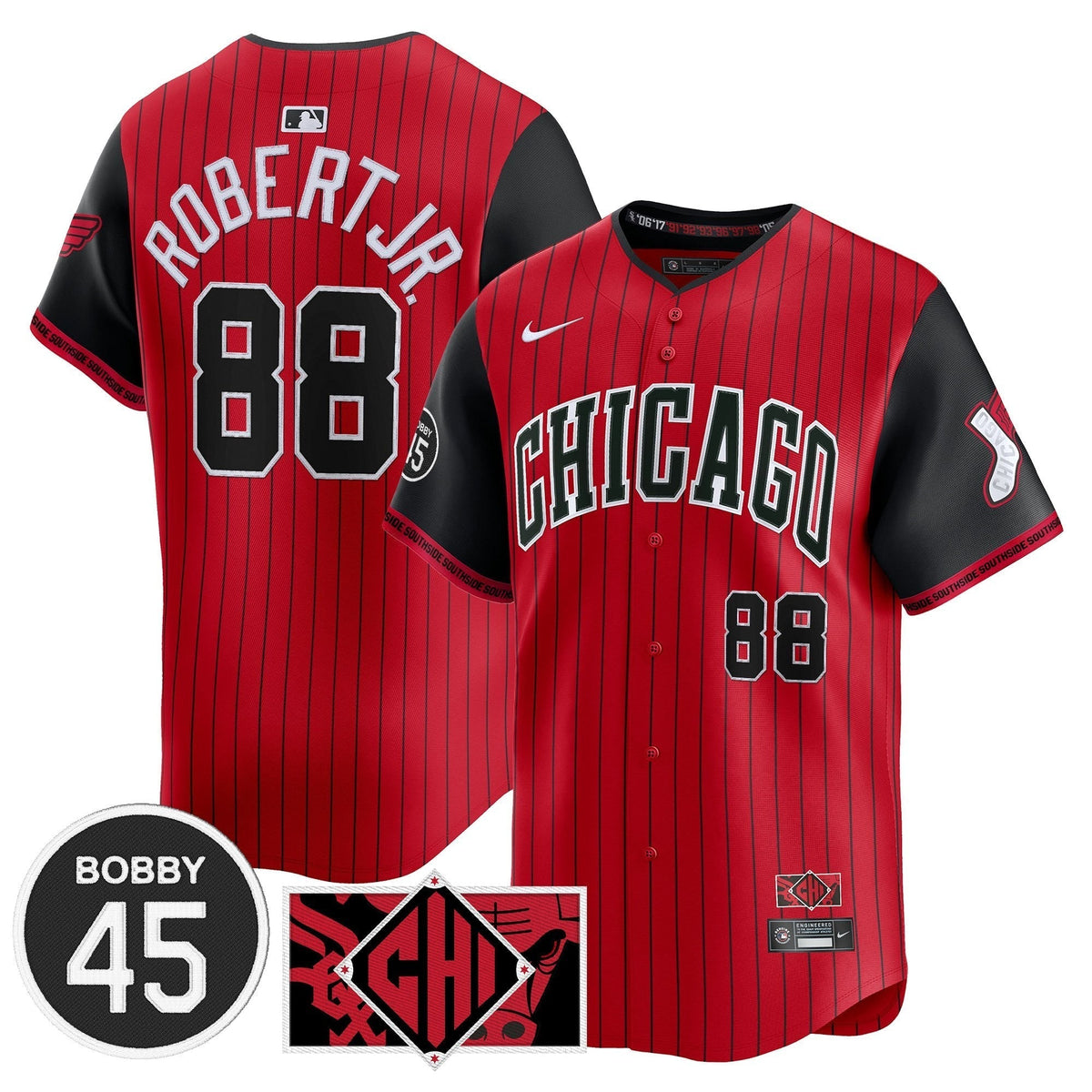 CWS Bobby Jenks Vapor Premier Limited Jersey - All Stitched
