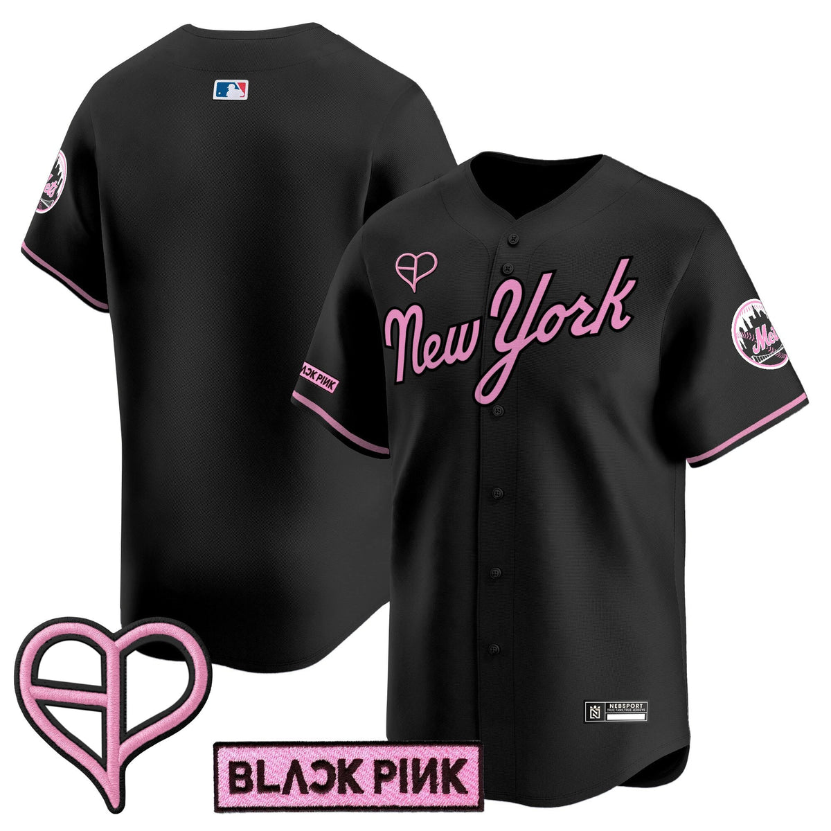 NYM x BLACKPINK 2025 Vapor Premier Limited Jersey - Stitched
