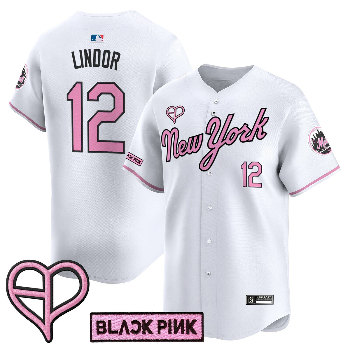 NYM x BLACKPINK 2025 Vapor Premier Limited Jersey - Stitched