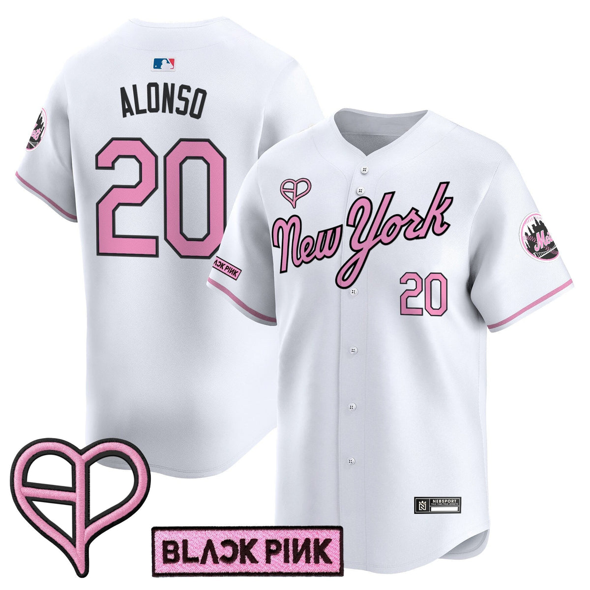 NYM x BLACKPINK 2025 Vapor Premier Limited Jersey - Stitched