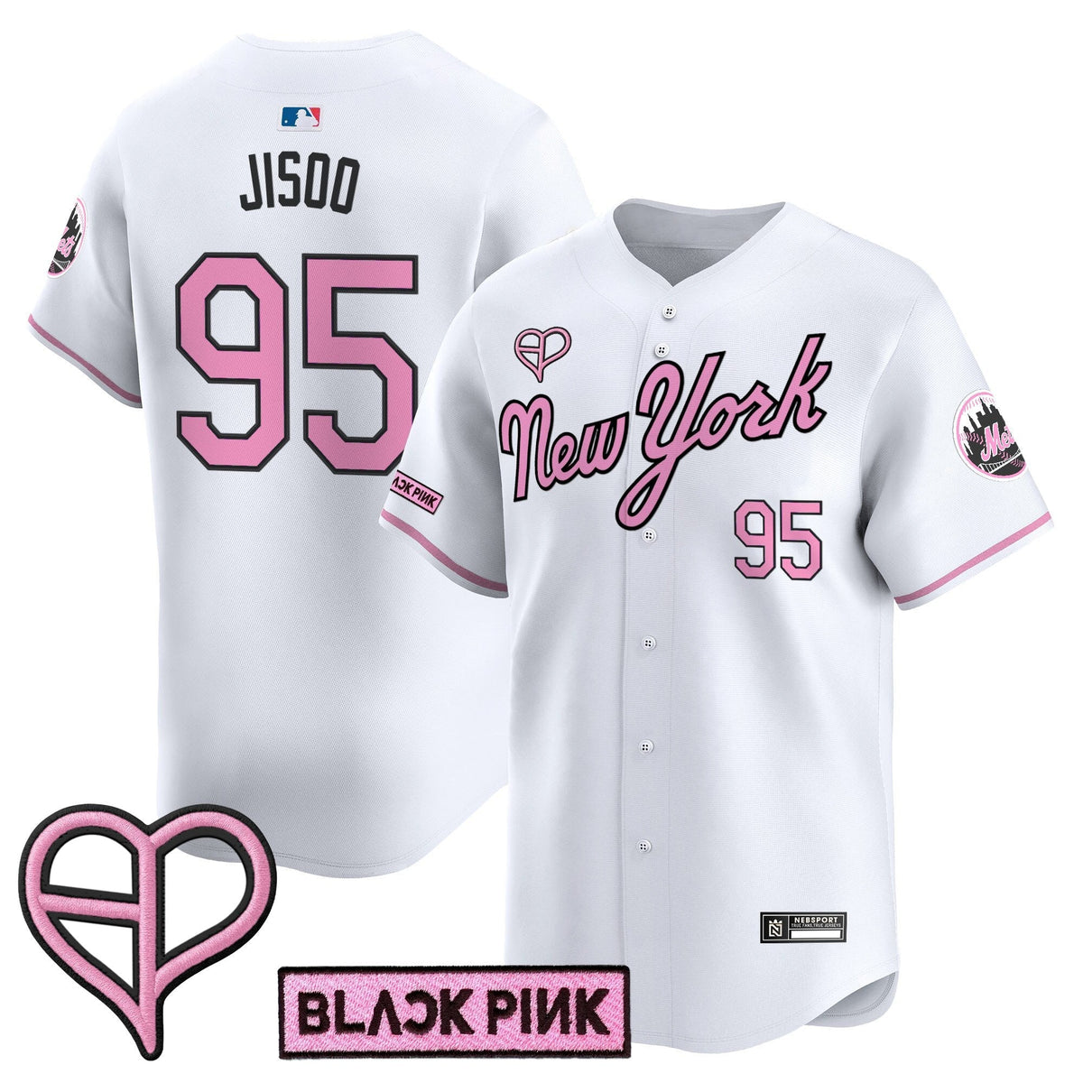 NYM x BLACKPINK 2025 Vapor Premier Limited Jersey - Stitched