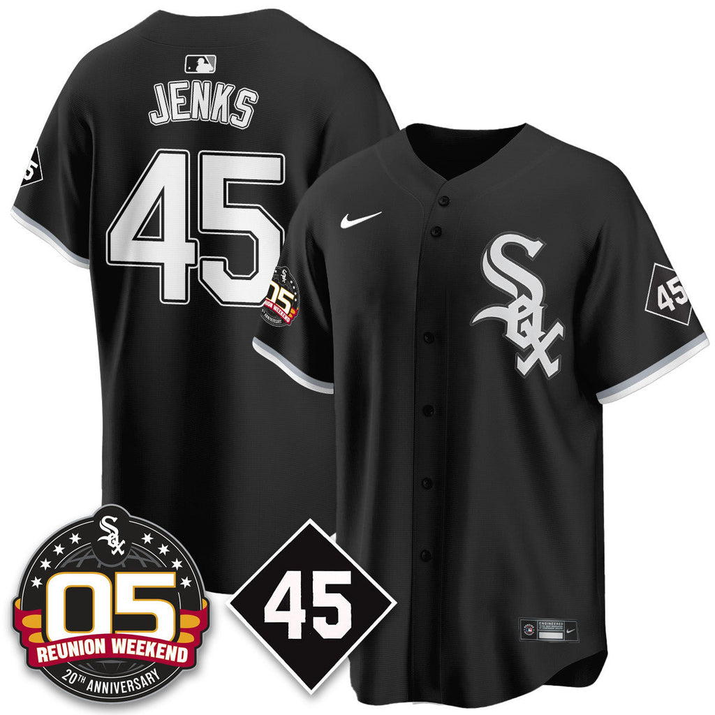 CWS Bobby Jenks 2025 Men Jersey - Reunion Weekend - All Stitched