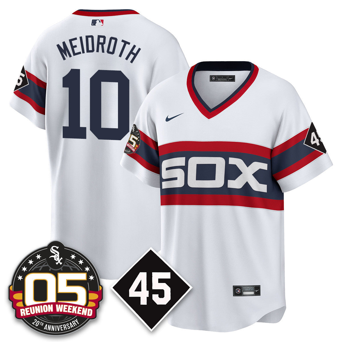 CWS Bobby Jenks 2025 Jersey - Reunion Weekend - All Stitched