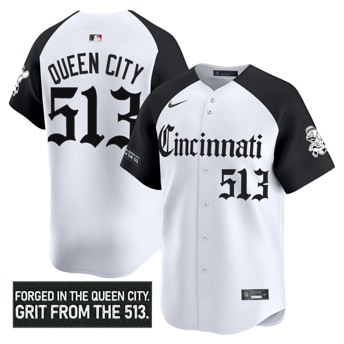 CIN 'Gothic Queen City Edition' Vapor Premier Limited Jersey - All Stitched