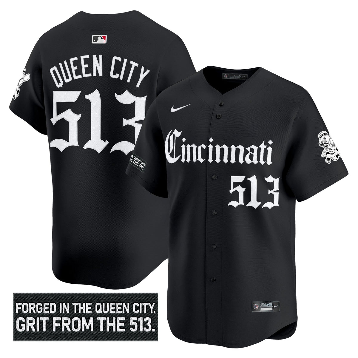 CIN 'Gothic Queen City Edition' Vapor Premier Limited Men Jersey - All Stitched