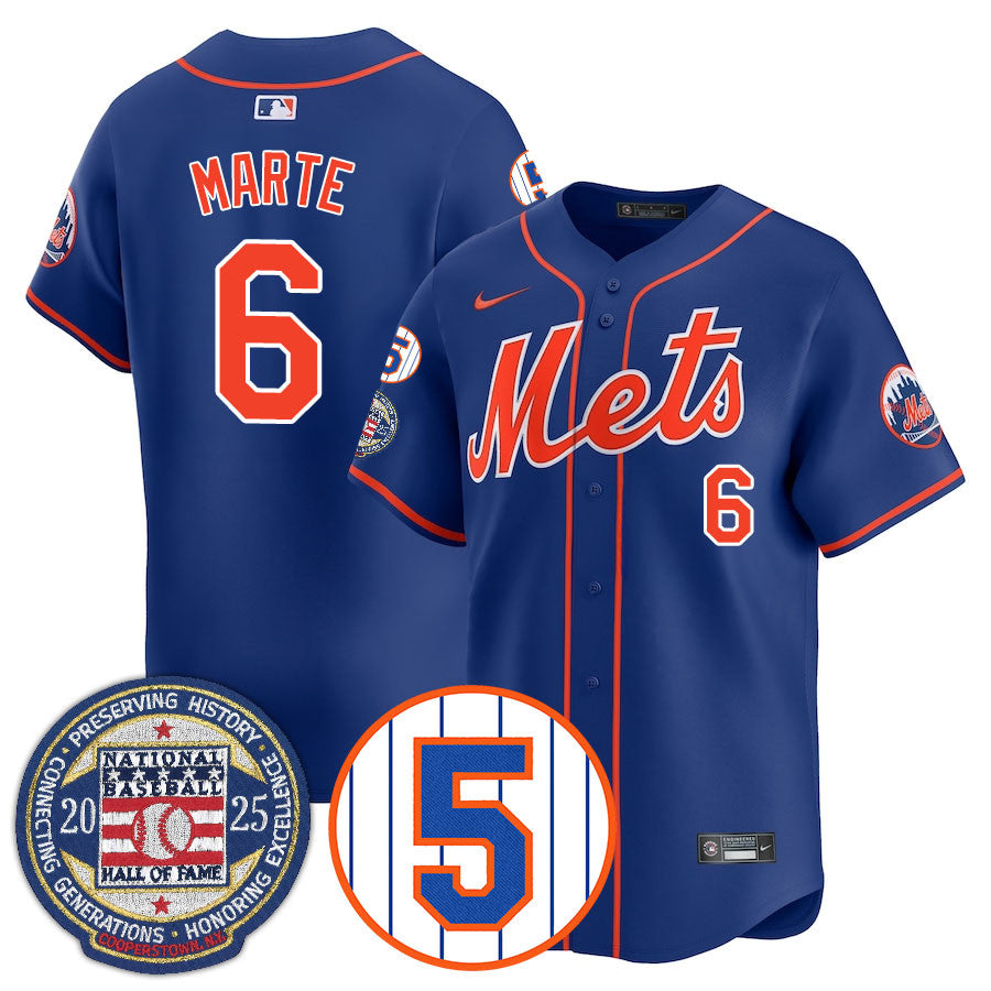 NYM Number Retirement & Hall of Fame Gold Jersey - All Stitched