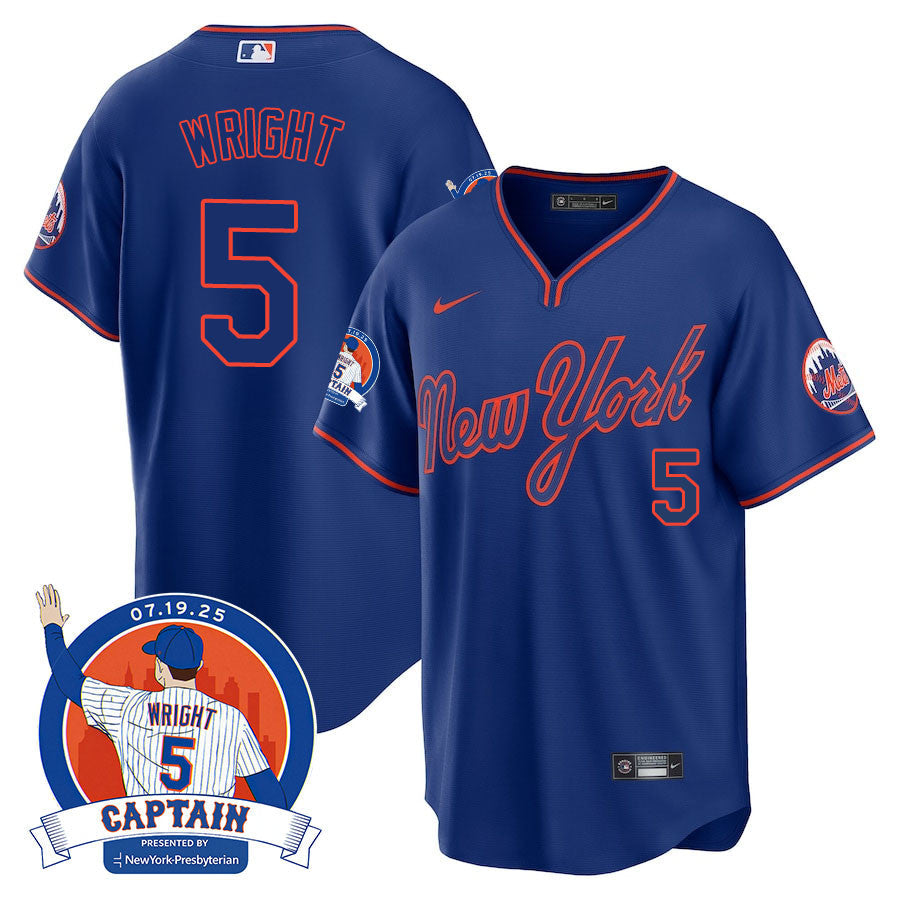 NYM David Wright "Mets Legend" Men Jersey - All Stitched
