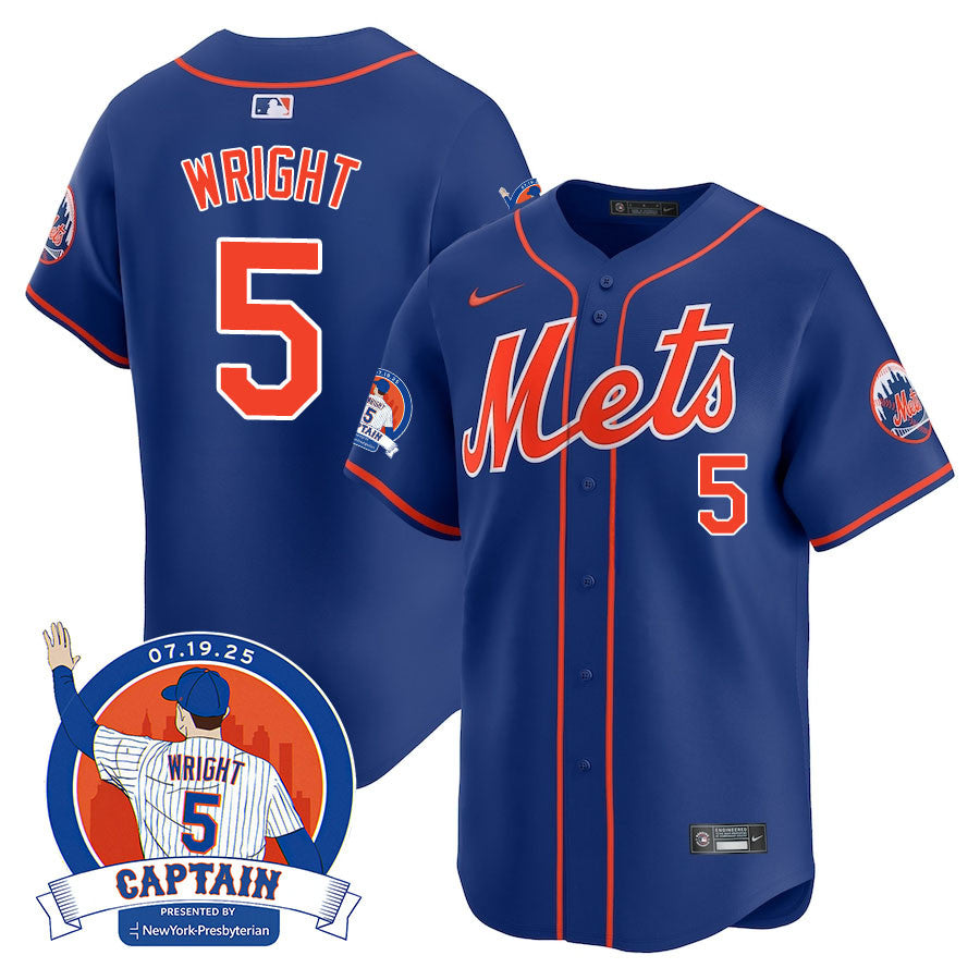 NYM David Wright "Mets Legend" Men Jersey - All Stitched
