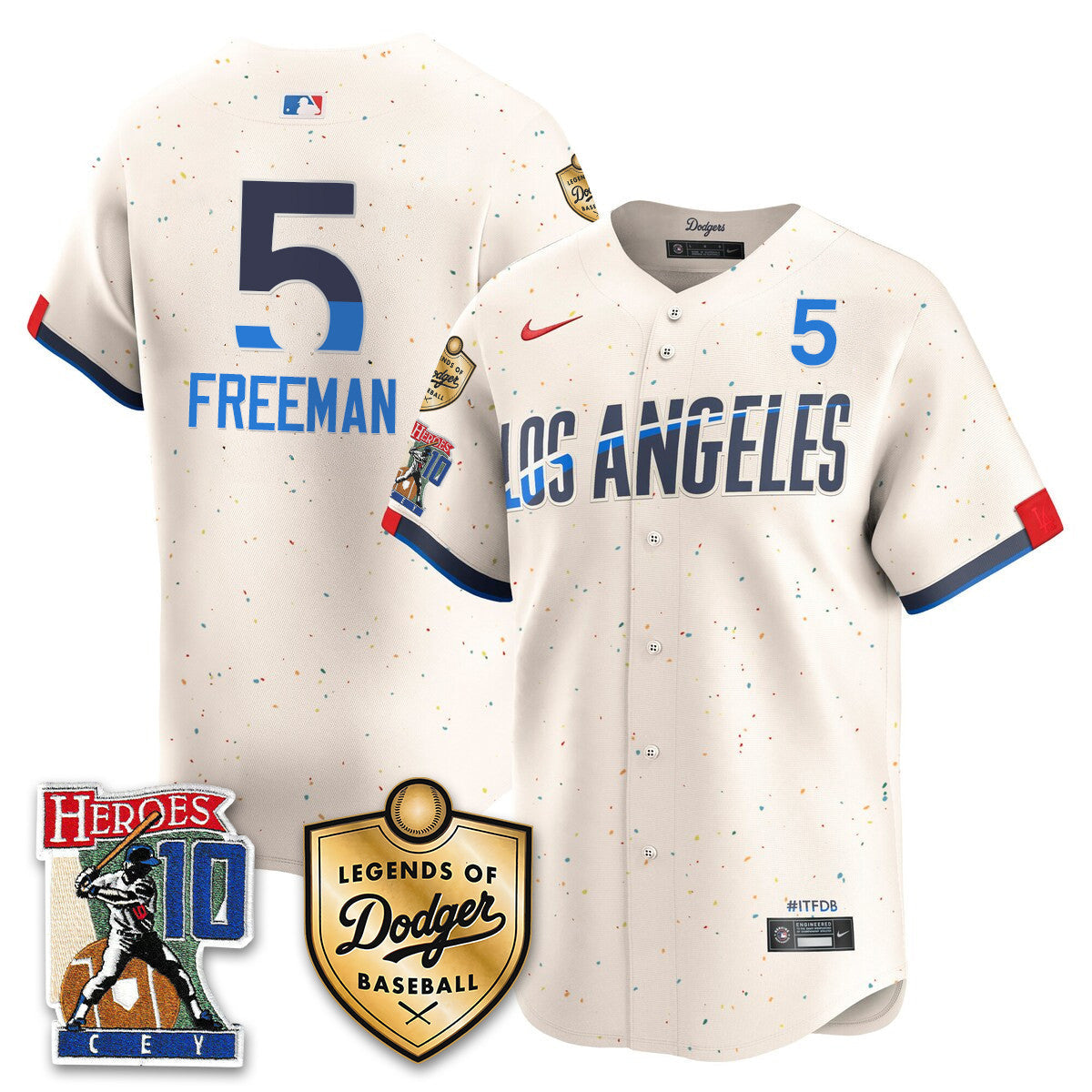 Dodgers Ron Cey "Legends Of Dodgers Baseball" Men Jersey - All Stitched