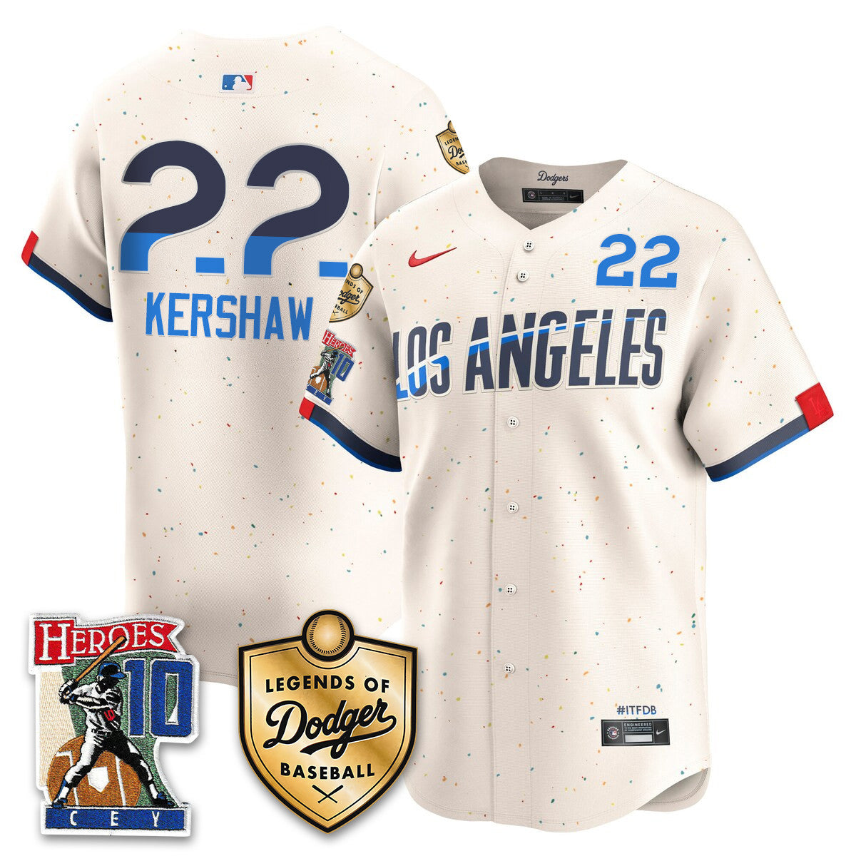 Dodgers Ron Cey "Legends Of Dodgers Baseball" Men Jersey - All Stitched
