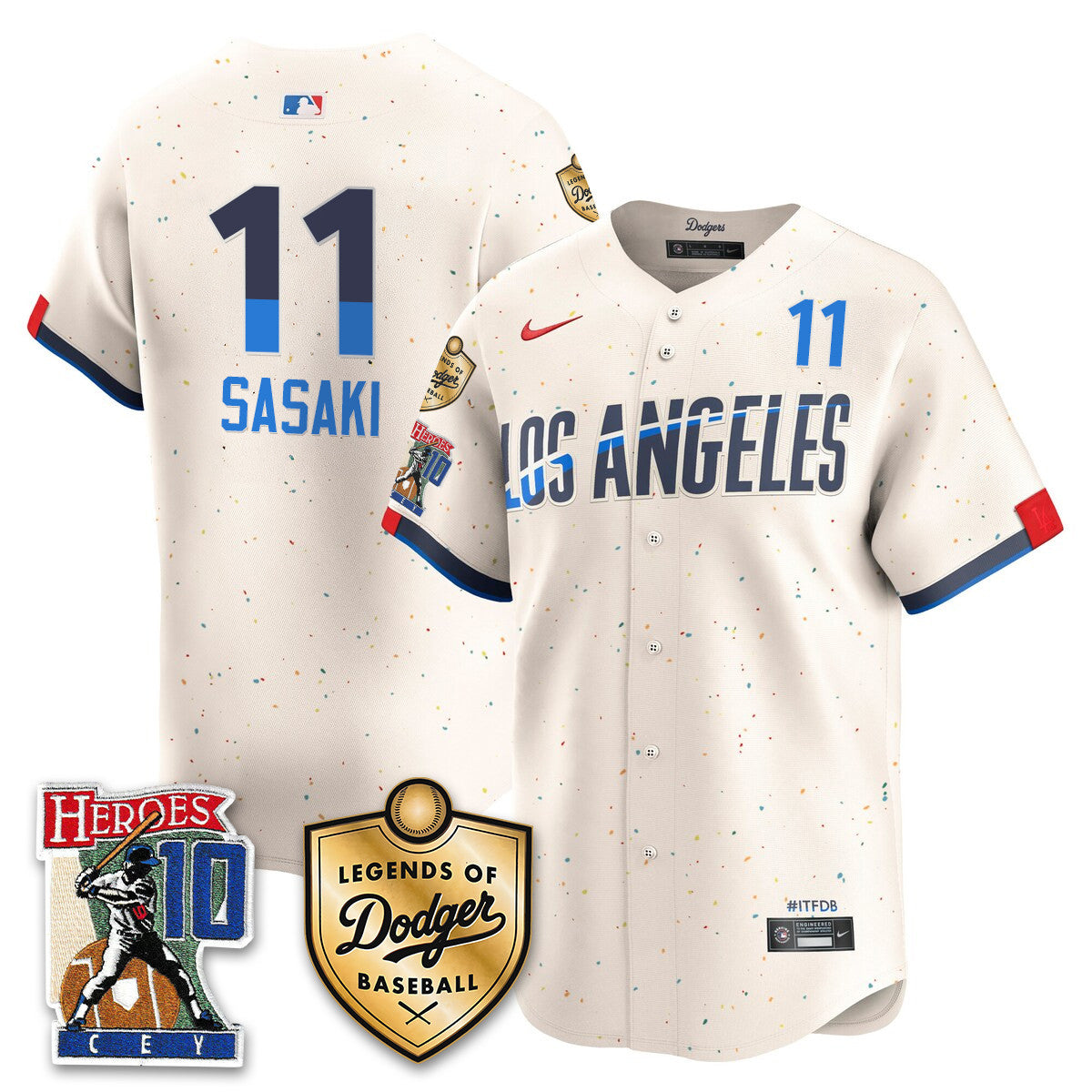Dodgers Ron Cey "Legends Of Dodgers Baseball" Men Jersey - All Stitched