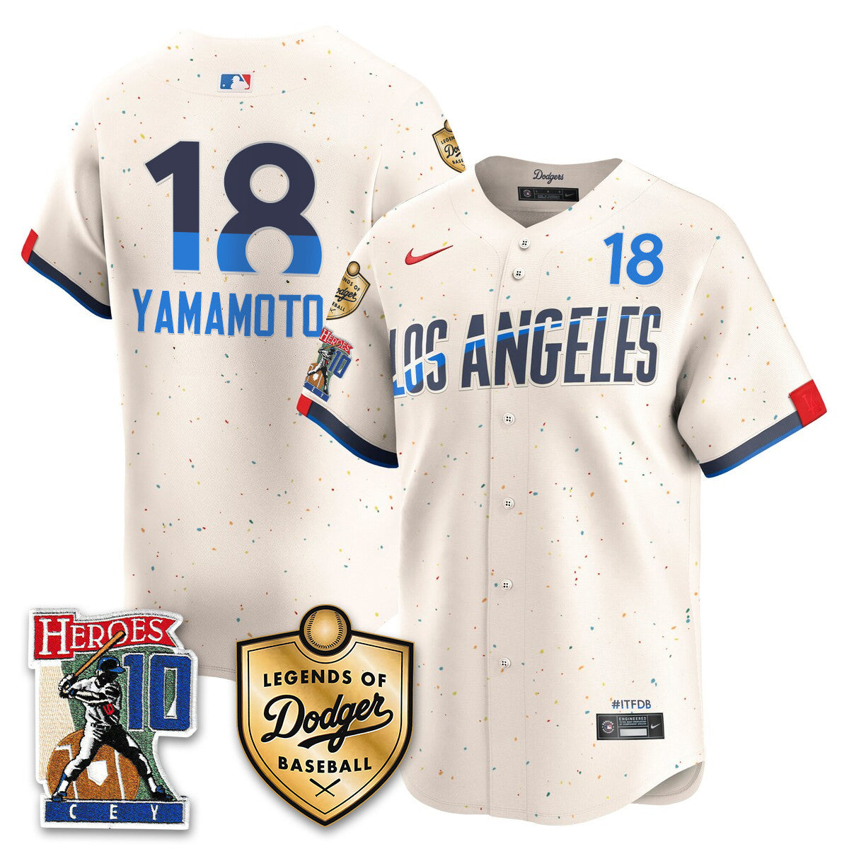 Dodgers Ron Cey "Legends Of Dodgers Baseball" Men Jersey - All Stitched
